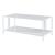 Masuta cafea Kumlinge 110x55x47cm metal alb [en.casa] HausGarden Leisure