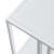 Masuta cafea Kumlinge 110x55x47cm metal alb [en.casa] HausGarden Leisure