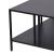 Masuta cafea Kumlinge 40x80x80cm metal negru [en.casa] HausGarden Leisure