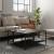 Masuta cafea Kumlinge 40x80x80cm metal negru [en.casa] HausGarden Leisure