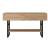 Masa consola Lappeenranta 76x139x43cm stejar/negru [en.casa] HausGarden Leisure