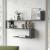 Raft de perete Kitee 71,5x120x14,5cm pal beton [en.casa] HausGarden Leisure