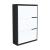 Dulap pantofi Aurskog 110x73,5x24cm pal antracit/alb [en.casa] HausGarden Leisure