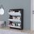 Dulap pantofi Aurskog 110x73,5x24cm pal antracit/alb [en.casa] HausGarden Leisure