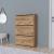 Dulap pantofi Aurskog 110x73,5x24cm pal stejar [en.casa] HausGarden Leisure