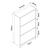 Dulap pantofi Aurskog 110x73,5x24cm pal stejar [en.casa] HausGarden Leisure