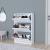 Dulap pantofi Aurskog 110x73,5x24cm pal alb [en.casa] HausGarden Leisure