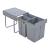 Cos gunoi incorporabil Froland 2x10L+1x20L [en.casa] HausGarden Leisure