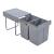 Cos gunoi incorporabil Froland 2x20L [en.casa] HausGarden Leisure