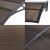 Copertina Vordach 240x80cm negru/maro [en.casa] HausGarden Leisure