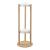 Suport plante Sastamala 80x31x31cm natur/alb cu 3 rafturi [en.casa] HausGarden Leisure