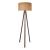 Lampa de podea Newport 140 cm 1 x E27  mdf textil 20 W maro alb maro [lux.pro] HausGarden Leisure