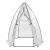 Sera gradina Hunze 183x160cm alb/verde [en.casa] HausGarden Leisure