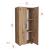 Dulap multifunctional Åsnes 108x49x32cm cu 3 rafturi stejar [en.casa] HausGarden Leisure