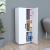 Dulap multifunctional Åsnes 108x49x32cm cu 3 rafturi alb [en.casa] HausGarden Leisure