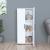 Dulap multifunctional Åsnes 108x49x32cm cu 3 rafturi alb [en.casa] HausGarden Leisure