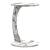 Beistelltisch Holeby 56 x Ø 38 cm Marmoroptik, cremeweiß [en.casa] HausGarden Leisure