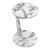 Beistelltisch Holeby 56 x Ø 38 cm Marmoroptik, cremeweiß [en.casa] HausGarden Leisure