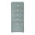 Dulap birou Kokar 69x28x41cm verde menta mobil cu 5 sertare [en.casa] HausGarden Leisure