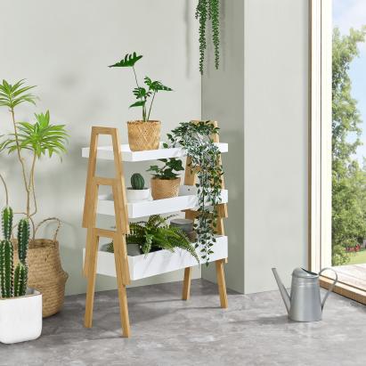 Raft de sine statator Hitra 3 parti [en.casa] HausGarden Leisure