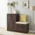 Dulap pantofi Loten 97x120x36cm wenge [en.casa] HausGarden Leisure