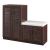 Dulap pantofi Loten 97x120x36cm wenge [en.casa] HausGarden Leisure