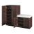 Dulap pantofi Loten 97x120x36cm wenge [en.casa] HausGarden Leisure