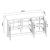 Dulap pantofi Loten 62x125x36cm alb [en.casa] HausGarden Leisure