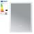 Oglinda baie Scafa 60x45 alb cu LED [pro.tec] HausGarden Leisure