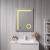 Oglinda baie Chambave 80x60x3cm argintiu cu LED [pro.tec] HausGarden Leisure