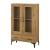 Vitrina Sonderso 115x70x31cm stejar [en.casa] HausGarden Leisure