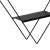 Raft romb de perete Polvijärvi 66x50x9cm metal negru [en.casa] HausGarden Leisure