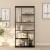 Raft de sine statator Vehmaa 188x90x30cm negru mat [en.casa] HausGarden Leisure