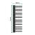 Radiator portprosop Kviteseid 146x45cm 558W negru [neu.haus] HausGarden Leisure