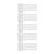 Radiator portprosop Slidre 120x50cm alb 561W [neu.haus] HausGarden Leisure