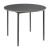 Masa bucatarie Lindesberg 100x75cm gri efect stejar negru rotunda [en.casa] HausGarden Leisure
