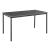 Masa bucatarie Lindesberg 140x80x75cm gri efect stejar negru [en.casa] HausGarden Leisure