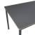 Masa bucatarie Lindesberg 140x80x75cm gri efect stejar negru [en.casa] HausGarden Leisure