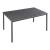Masa bucatarie Lindesberg 140x80x75cm gri efect stejar negru [en.casa] HausGarden Leisure