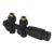 Ansamblu conector multibloc cu 6 cai negru Gloppen [neu.haus] HausGarden Leisure