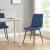 Set 2 scaune bucatarie Lexnitz albastru inchis negru [en.casa] HausGarden Leisure
