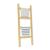 Suport prosoape Luumäki 120x47x2cm lemn natur design scara [en.casa] HausGarden Leisure