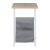 Masuta laptop Dyrøy 56x48x37cm alb stejar gri [en.casa] HausGarden Leisure