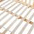 Pat casuta copii cu grilaj protectieTreviolo 200x140cm lemn natur [en.casa] HausGarden Leisure