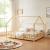 Pat casuta copii Sisimiut 200x120cm lemn natur [en.casa] HausGarden Leisure