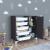 Comoda Aurland 78,5x77x30cm antracit [en.casa] HausGarden Leisure