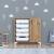 Comoda Aurland 78,5x77x30cm stejar [en.casa] HausGarden Leisure