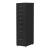 Rollcontainer Kökar mit 8 Schubladen 109x28x41 cm Schwarz [en.casa] HausGarden Leisure