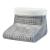 Incalzitor electric picioare Bari 26x30x30cm gri cu controler [en.casa] HausGarden Leisure