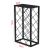 Suport sticle cu vin Amasia 68x40x22cm negru [en.casa] HausGarden Leisure